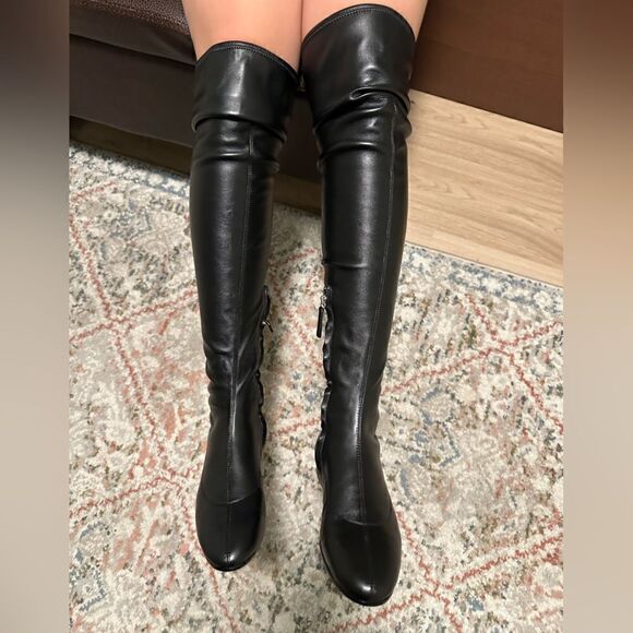 Giuzeppe Zannoti tall leather boots - Picture 1 of 4